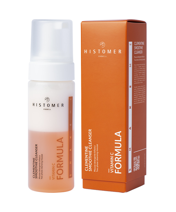 HISTOMER VIT C CLEMENTINE SMOOTHIE CLEANSER - VIT C Divfāžu attīrošās putas 150 ml