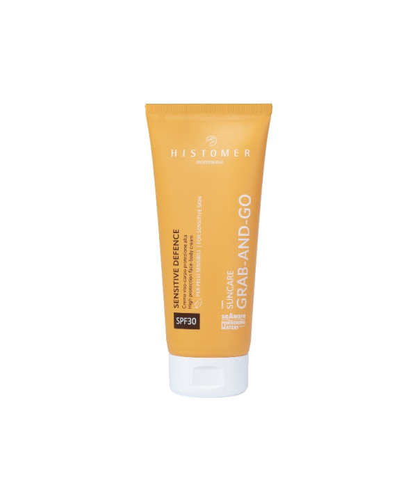 HISTOMER Sensitive Defence SPF 30 — Sejas un ķermeņa saules aizsargkrēms jutīgai ādai 200 ml