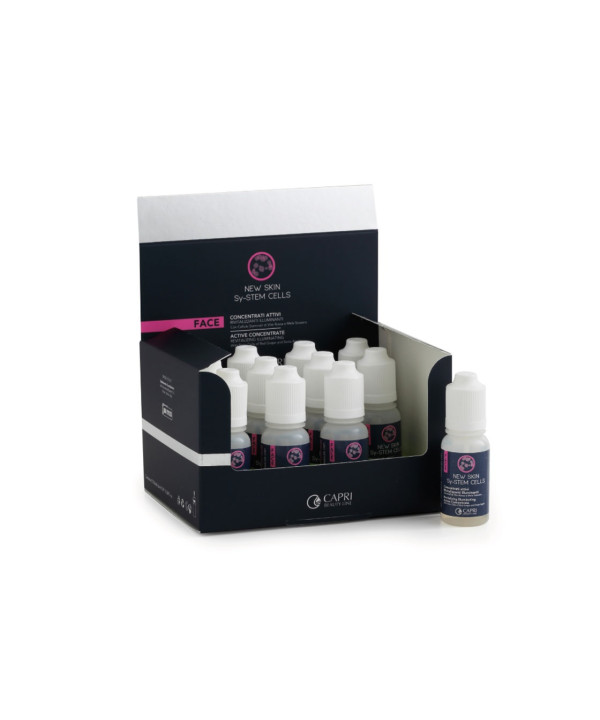 CAPRI NEW SKIN SY-STEM CELLS REVITALIZING ILLUMINATING ACTIVE CONCENTRATES-Koncentrāts ādas mirdzuma atjaunošanai 10ML
