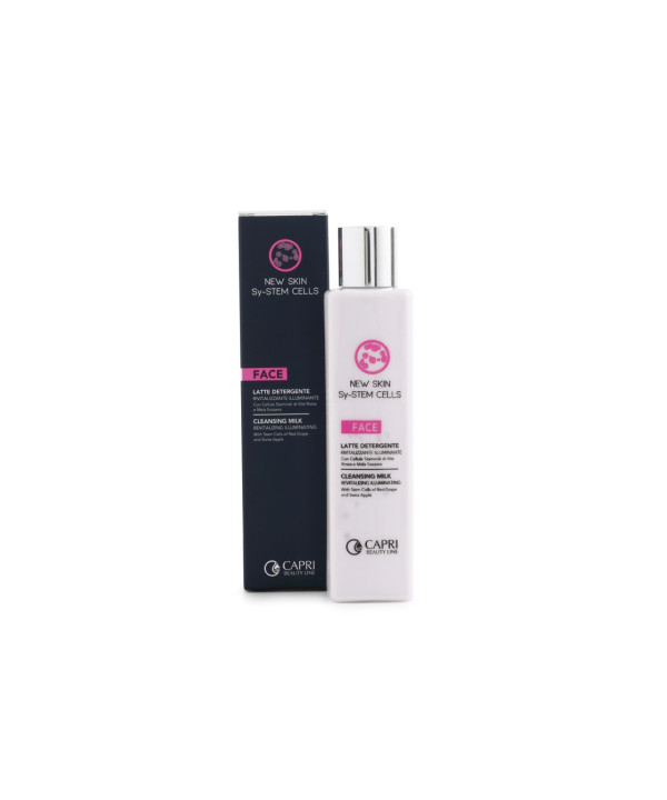 CAPRI NEW SKIN SY-STEM CELLS REVITALIZING ILLUMINATING CLEANSING MILK-Attīrošs pieniņš ar atjaunojošu mirdzuma efektu 200ML