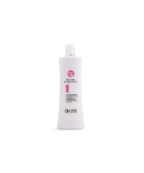 CAPRI NEW SKIN SY-STEM CELLS REVITALIZING ILLUMINATING CLEANSING MILK-Attīrošs pieniņš ar atjaunojošu mirdzuma efektu 400ML